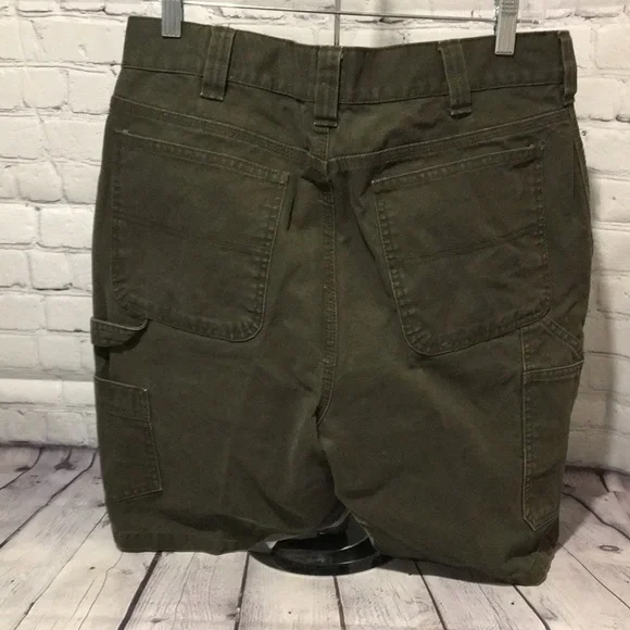 Red Head Brand Co. army green cargo shorts size 34 - Picture 3 of 5